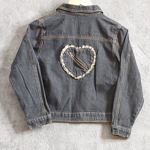 Vintage Byer Girl Blue Jean Jacket Medium 10/12 - Picture 3 of 7